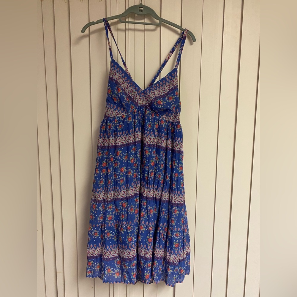 Colorful swingy sundress—vintage Target.
